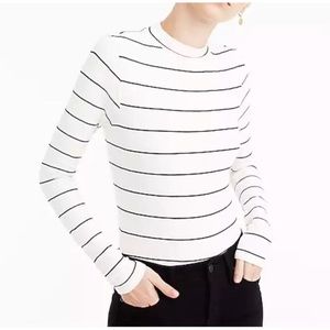 J. Crew Ribbed Mocknet bodysuit M